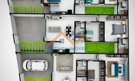 Casa com 2 quartos à venda na Rua Copacabana, 328, Porto Seguro, Caratinga