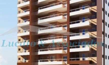 Apartamento na Ocian, 02 dormitórios sendo 01 suíte, sacada gourmet, com 02 vagas