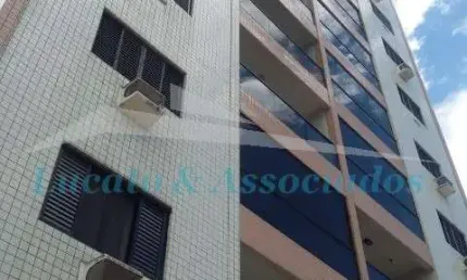 Apartamento tipo cobertura no canto do forte em praia grande sp, frente para o mar 04 dormitórios sendo 01 suíte com sacada, sala 3 ambientes com saca