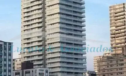 Apartamento alto padrão para venda aviação, praia grande sp,  frente para o mar. 03 dormitórios sendo 03 suítes, sala 2 ambientes, sacada gourmet, coz