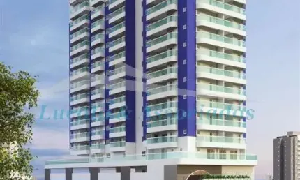 Apartamento para venda na aviação em praia grande sp, 02 dormitórios, 02 suítes e 02 vagas de garagem com 87,72 m2 área útil
