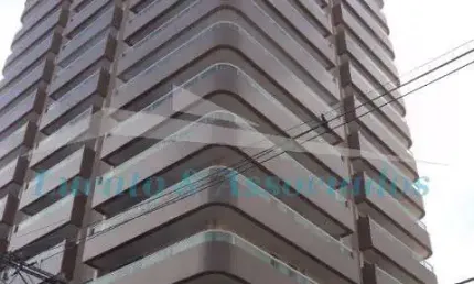 Apartamento para venda ocian, praia grande sp, 03 dormitorios, sendo 01 suite, sala com sacada gourmet, cozinha e area de serviço e 02 vagas