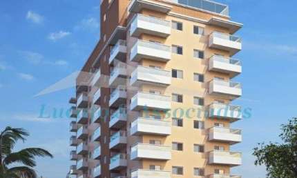 Apartamento para venda na Vila Guilhermina em Praia Grande SP 02 dormitório sendo 1 suíte, sala, cozinha, WC, área de serviço, sacada e 01 vaga de gar