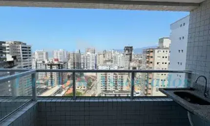 Apartamento à venda em Praia Grande-SP: 1 quarto, 1 suíte, 1 sala, 2 banheiros, 1 vaga, 51,77 m² - Imperdível no Campo da Aviação!