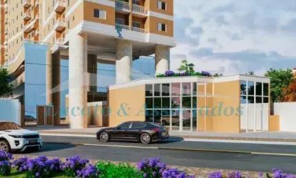 Apartamento novo para venda em são vicente sp, 02 dormitórios, sala com sacada, cozinha integrada a área de serviço, 01 banheiro e 01 vaga de garagem.
