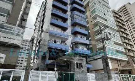 Apartamento à venda no canto do forte em praia grande-sp: 2 quartos, 1 suíte, 1 sala, 2 banheiros, 1 vaga e 82m² de área.