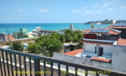 Ponta Negra, 2 quartos mobiliado e decorado a poucos passos da beira mar.