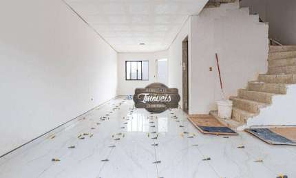 Sobrado com 3 dormitórios à venda, amplo terraço com lavabo e área para jacuzzi, ,  por R$ 660.000 - Tingui - Curitiba/PR