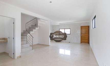 Sobrado com 3 dormitórios à venda,novo,  lavabo, suíte com espaço closet, novo, por R$ 640.000 - Boa Vista - Curitiba/PR