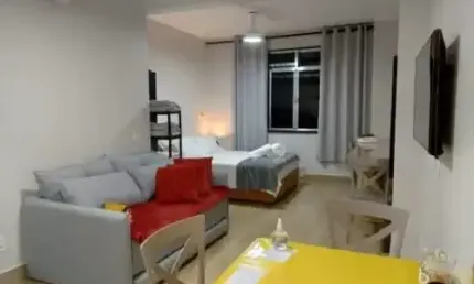 Apartamento todo mobiliado 01 quarto em copacabana posto 6