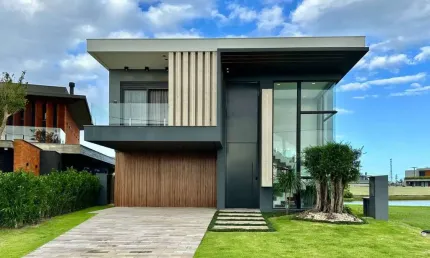 Casa em condomínio fechado com 6 quartos à venda na rua rio jacuí, 1366, centro, xangri-lá, 515 m2 por r$ 8.400.000