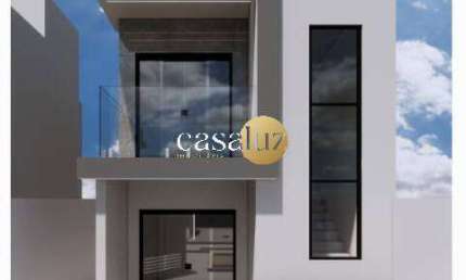 Casa duplex em construção localizada no bairro Masterville/ Sarzedo