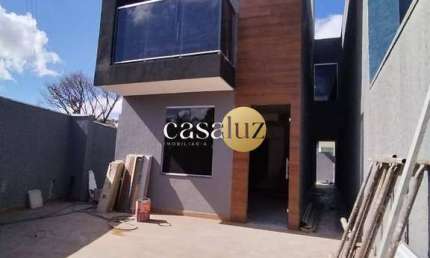Casa duplex em fase de acabamento localizada no bairro Guanabara /Ibirité
