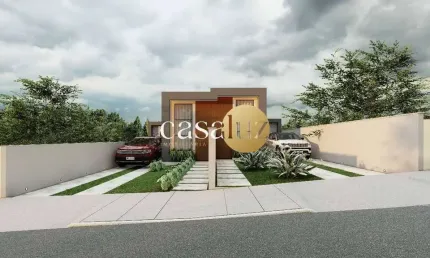 Casa de alto padrão em construção localizada no bairro Masterville /Sarzedo