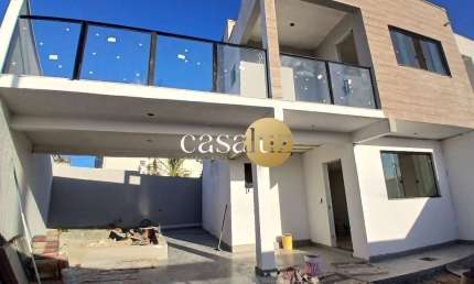 Casa de alto padrão em construção localizada no bairro Masterville /Sarzedo