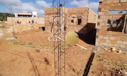 Casas em construção localizadas no bairro Tangará/ Mário Campos