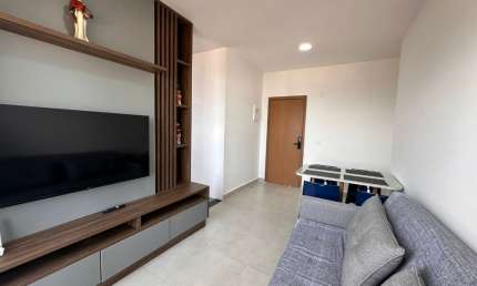 Apartamento mobiliado com vista para o mar em Ponta de Campina!