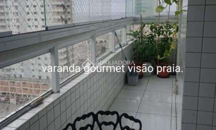 Apartamento com 2 quartos à venda na Rua Doutor Júlio de Mesquita Filho, 267, Aviação, Praia Grande, 93 m2 por R$ 553.900