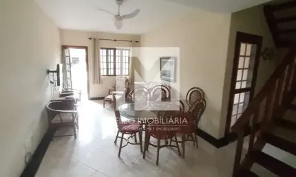 Casa em condomínio fechado com 3 quartos à venda no portinho, cabo frio  por r$ 680.000