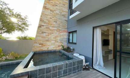 Apartamento térreo no Bela Vista com Piscina Privativa