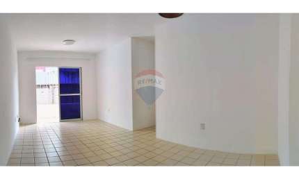 Apartamento com 65m², 3 quartos, suíte e varanda, na Tamarineira