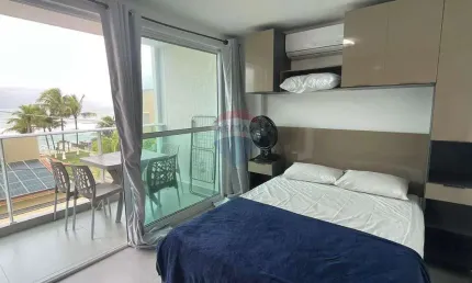 Flat com 20m², Mobiliado e com Vista mar - Porto de galinhas