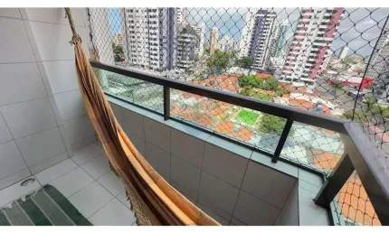 Apartamento mobiliado 2+1 quartos, candeias - vista mar!