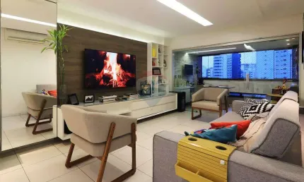 Apartamento de 3 quartos + Dependência completa de empregados. 1 Vaga de garagem coberta.