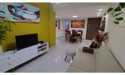 Apartamento com 02 Quartos, 01 suíte e Dependência completa, 90,25m² na Torre