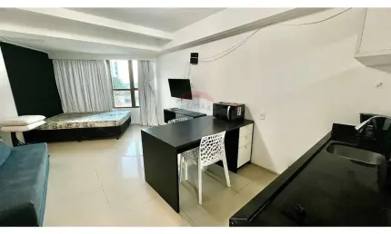 Flat para aluguel de 27 metros quarto e sala na beira mar de piedade,  jaboatão dos guararapes