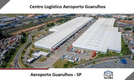 Galpão para alugar em Guarulhos na Rodovia Ayrton Senna Fácil acesso ao Aeroporto de Guarulhos Fácil acesso à Rodovia Presidente Dutra