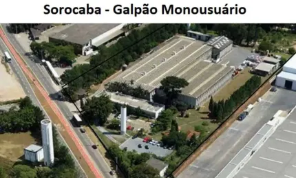 Galpão Industrial monousuário para alugar em Sorocaba