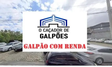 Galpão alugado à venda em Carapicuíba. Imóvel com renda