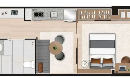 Studio com 1 quartos à venda em Vila Nova Conceição - SP