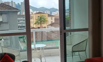 Apartamento com 3 quartos à venda na Pasteur, Gonzaga, Santos