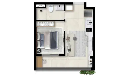 Apartamento com 1 quarto à venda na Avenida Sumaré, Perdizes, São Paulo
