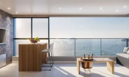 Apartamento quadra mar em balneário piçarras com 3 quartos