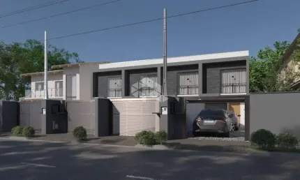 Geminado em construção com 1 suite + 1 quarto no Nova Brasilia