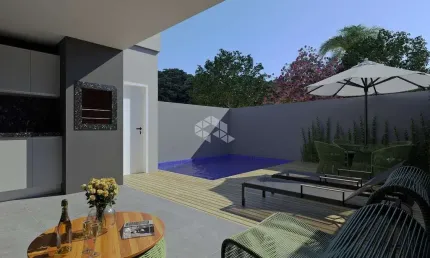 CASA GEMINADA A VENDA COM 3 SUÍTES COM PISCINA - RESIDENCIAL ANTÁRTICA