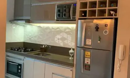 APARTAMENTO EM PENHA A 350 METROS DA PRAIA TODO MOBILIADO