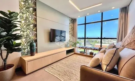 Apartamento 1 dormitório, 1 vaga no Livin Resort House em Atlântida/Xangri-Lá/RS.