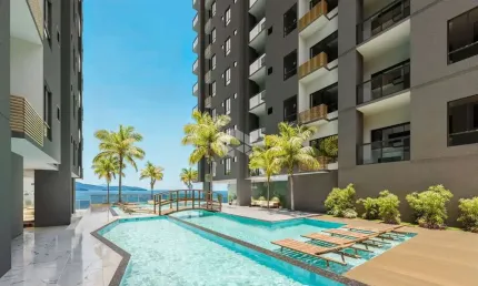 Apartamento com 2 quartos , 1 suíte e 1 vaga de garagem