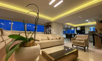 Apartamento semi mobiliado,  3 Dormitório sendo 1 suíte com closet