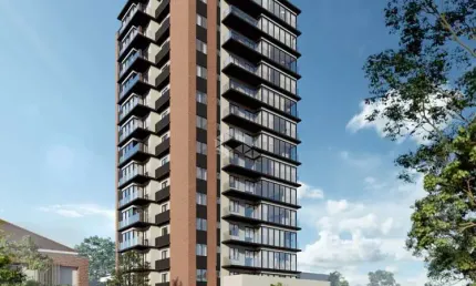 Apartamento 102,26m²  privativos com 2 dormitórios sendo 1 suíte
