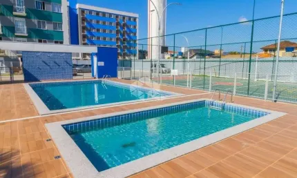 Apartamento com 02 quartos/dormitórios no bairro Praia João Rosa, em Biguaçu- SC