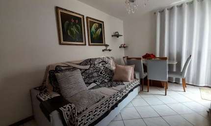 Apartamento semimobiliado com 2 quartos/dormitórios no bairro Campinas, em São José- SC