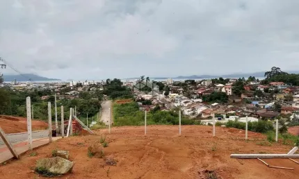 Terreno à venda na Rua Campolino Paulino da Silveira, 7, Fundos, Biguaçu