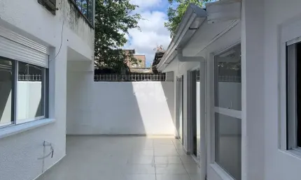 Apartamento 3 dorm/quartos,  67,12m2 priv., térreo, garden, 2 banhos, edícula, churrasqueira,