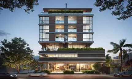Apartamento frente mar com três quartos no Mariscal Bombinhas SC