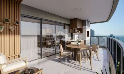 Apartamento com quatro suites na meia praia em Itapema SC